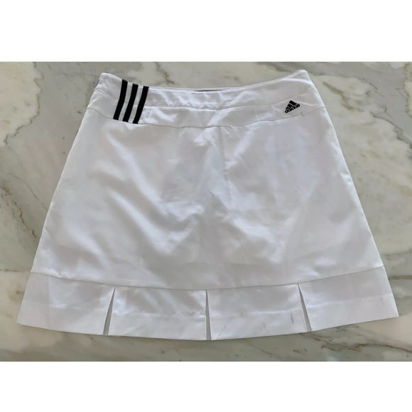 adidas Skirts Adidas White Golf Skirt Skort Size 4 Nwts Poshmark